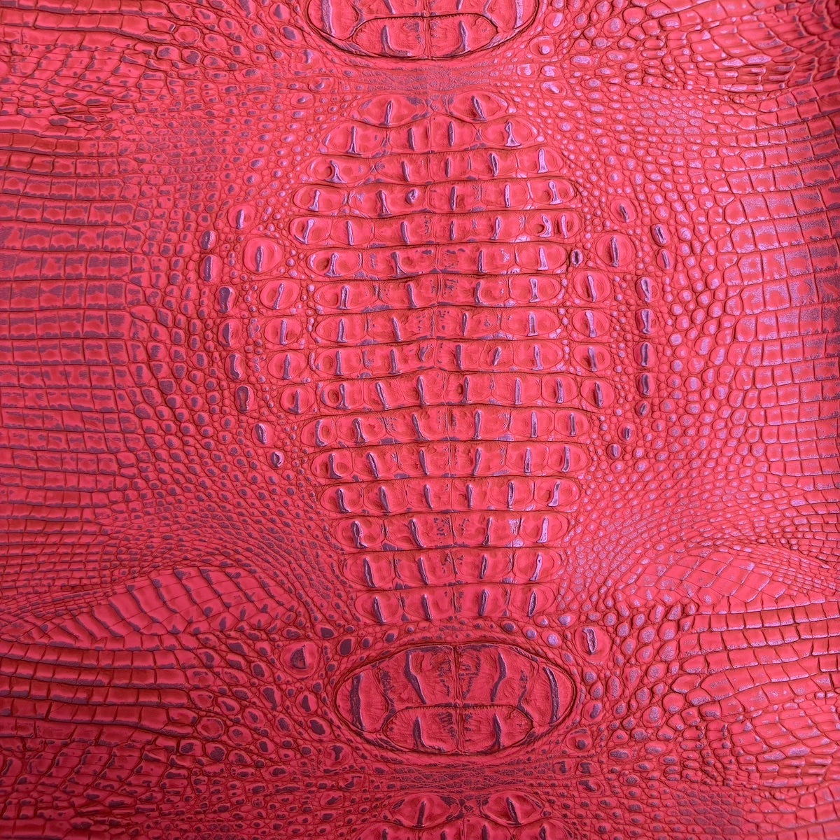 Mugger Two Tone Gator Faux Leather Vinyl Fabric