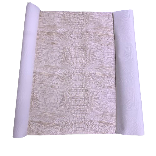 Mugger Two Tone Gator Faux Leather Vinyl Fabric