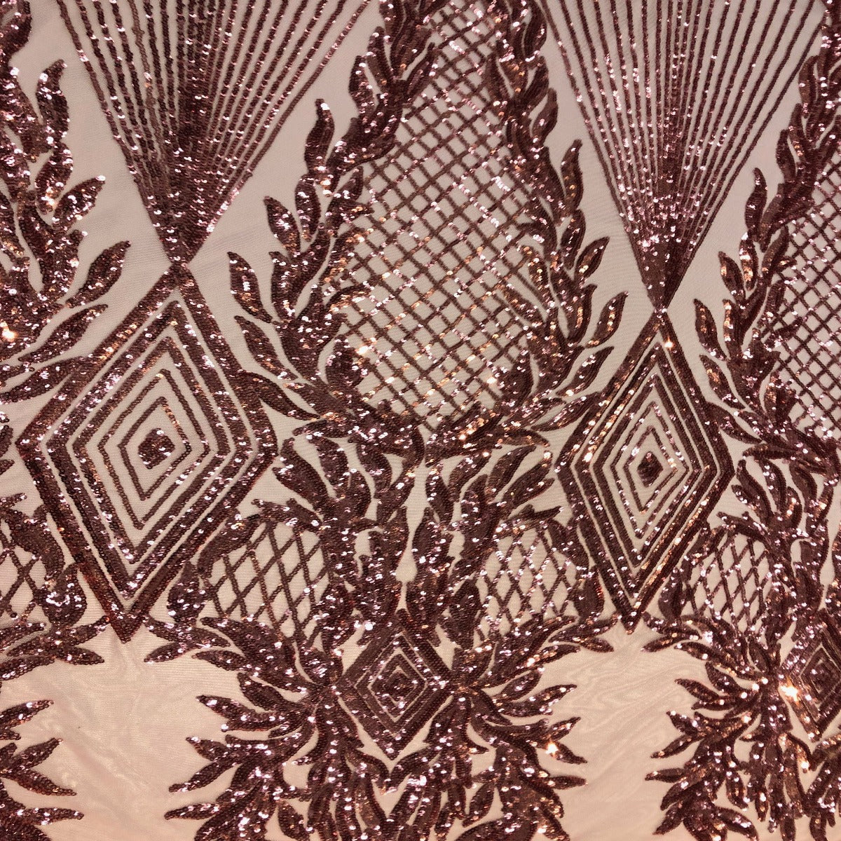 Alpica Geometric Stretch Sequins Fabric