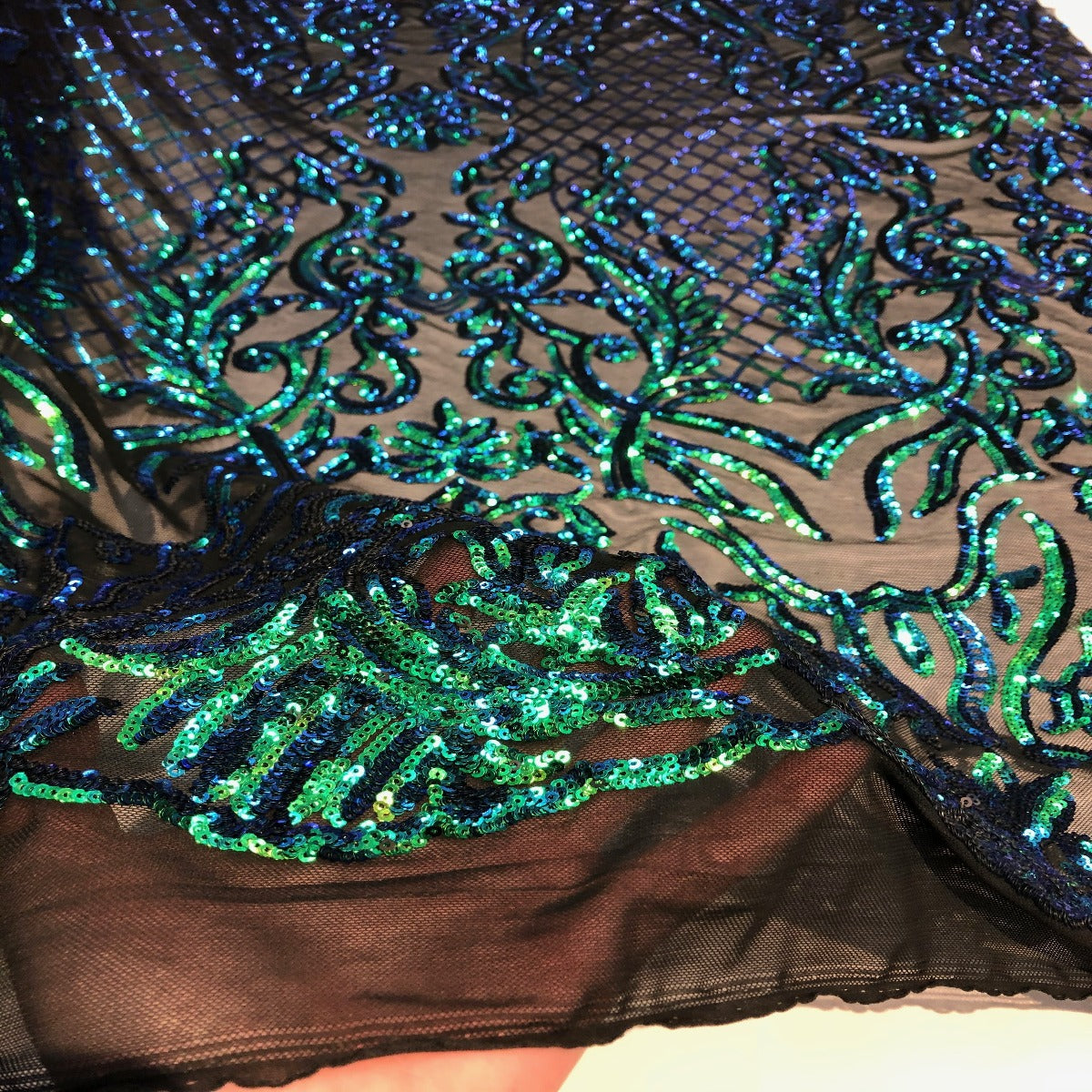 Luna Stretch Sequins Fabric