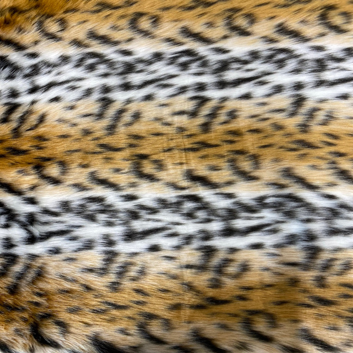 Leopard Print Faux Fur Fabric