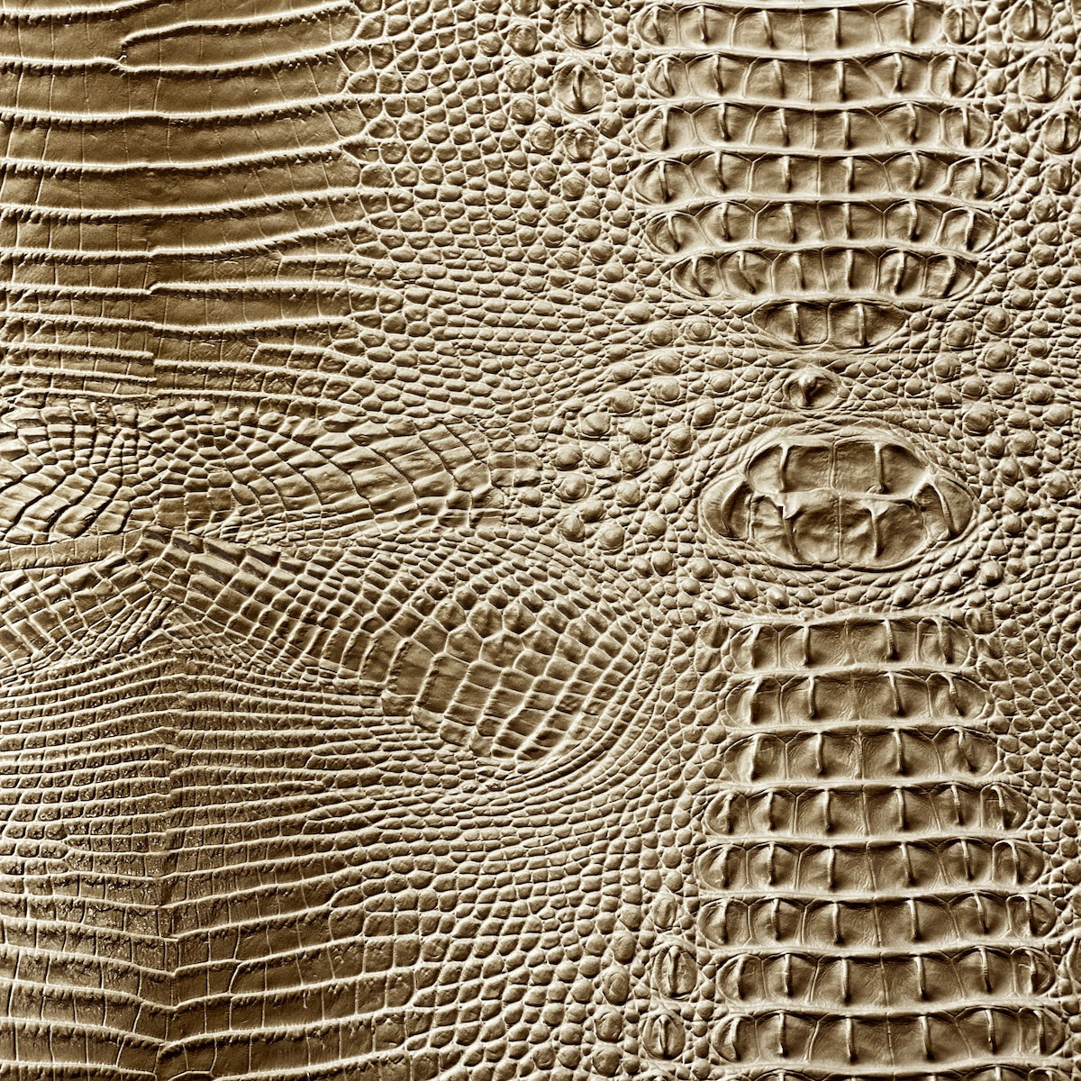 Amazon 3D Embossed Gator Faux Leather Vinyl Fabric