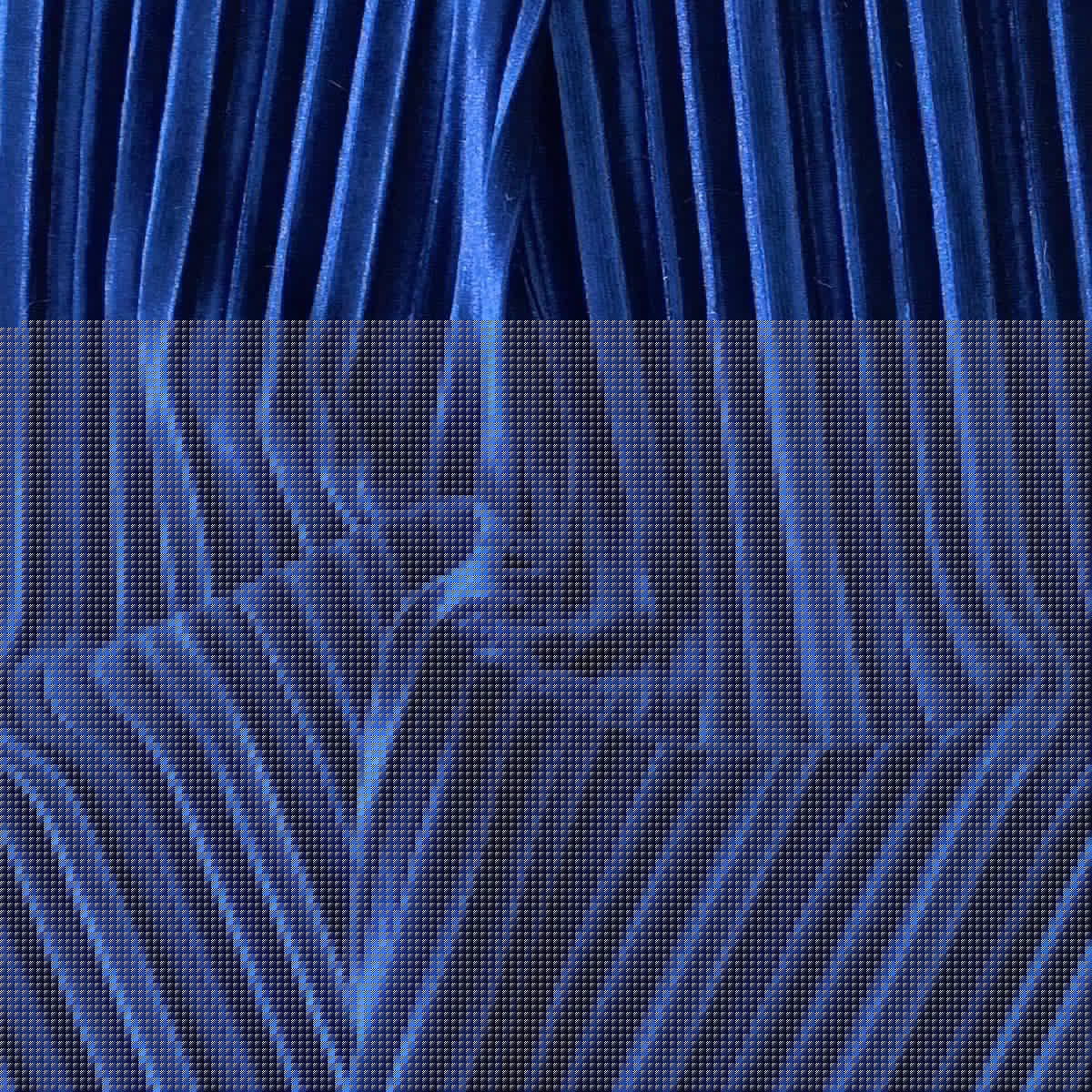 Pleated Stretch Velvet Spandex Fabric