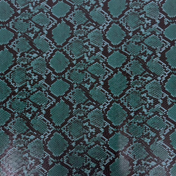 Caicos Snake Skin Faux Leather Vinyl Fabric