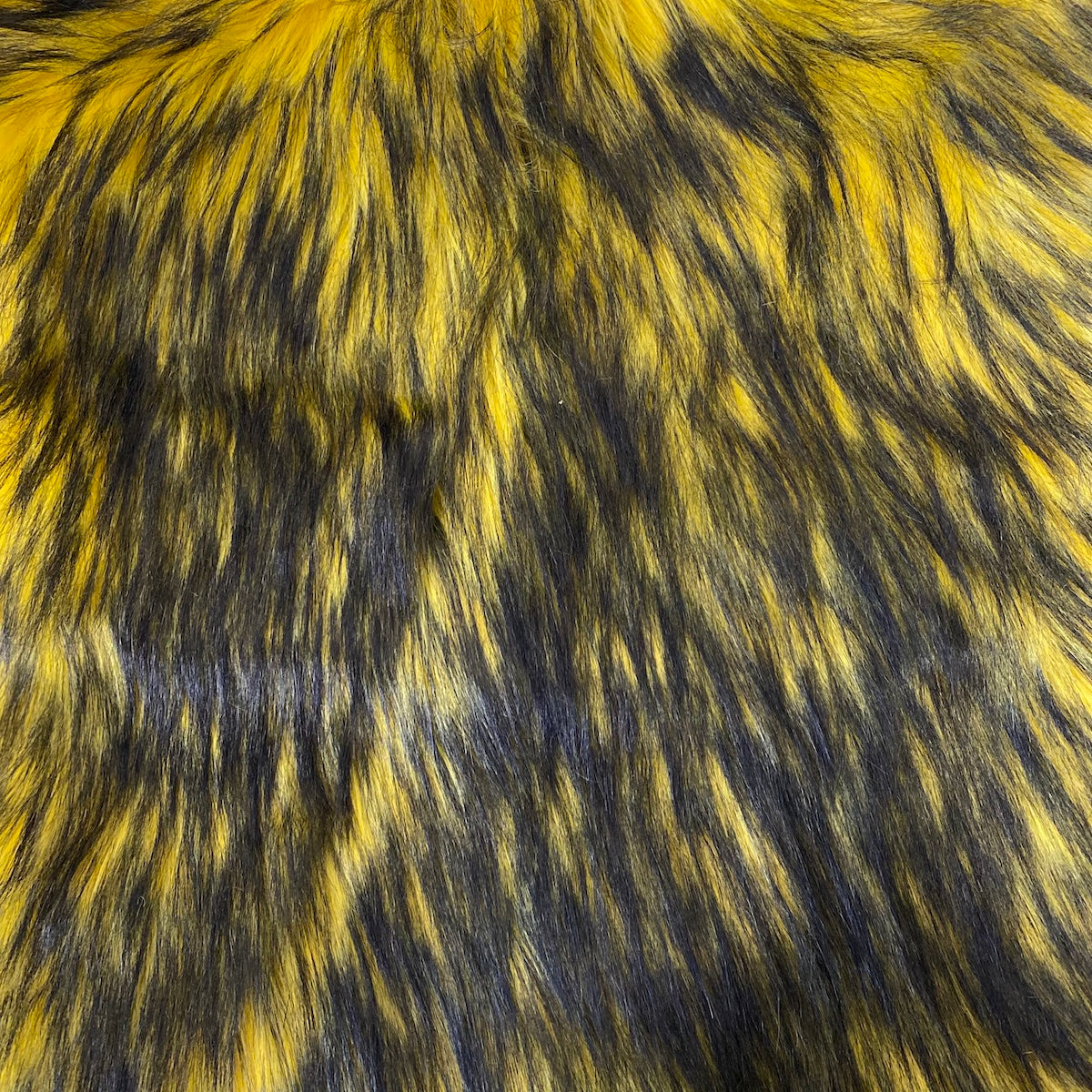 Husky Print Long Pile Shaggy Faux Fur Fabric