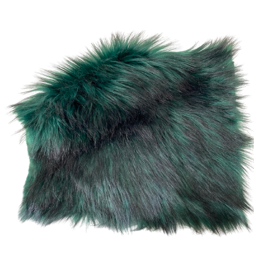 Husky Print Long Pile Shaggy Faux Fur Fabric