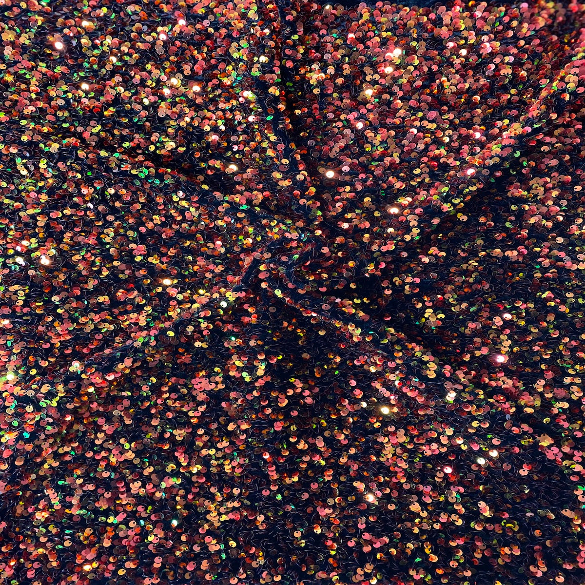 Sequins Embroidered Stretch Velvet Rodeo Fabric