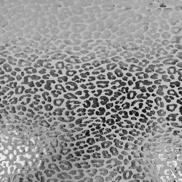 Sahara Leopard Foil Print Nylon Spandex Fabric