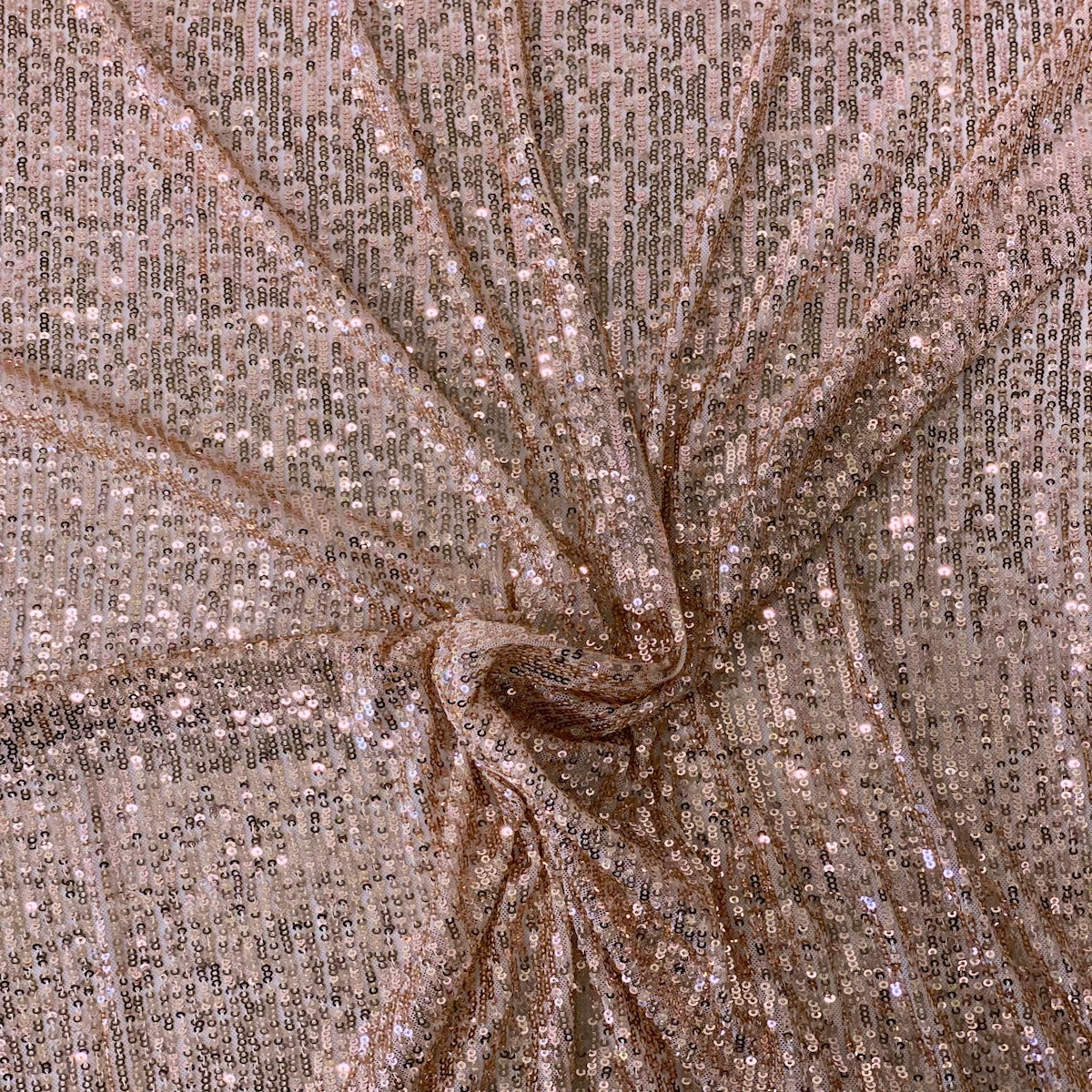 Mille Stripe Stretch Sequins Fabric