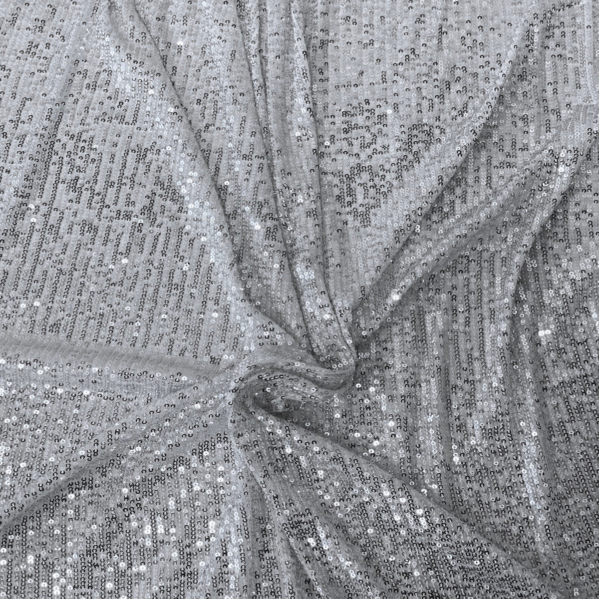 Mille Stripe Stretch Sequins Fabric