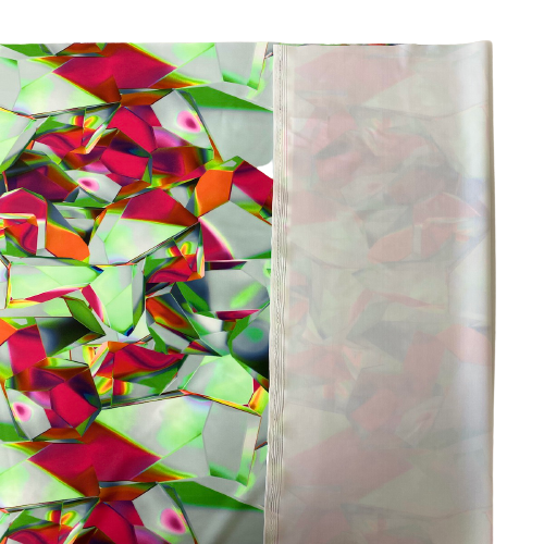 Kaleidoscope Multicolor Abstract Nylon Spandex Fabric