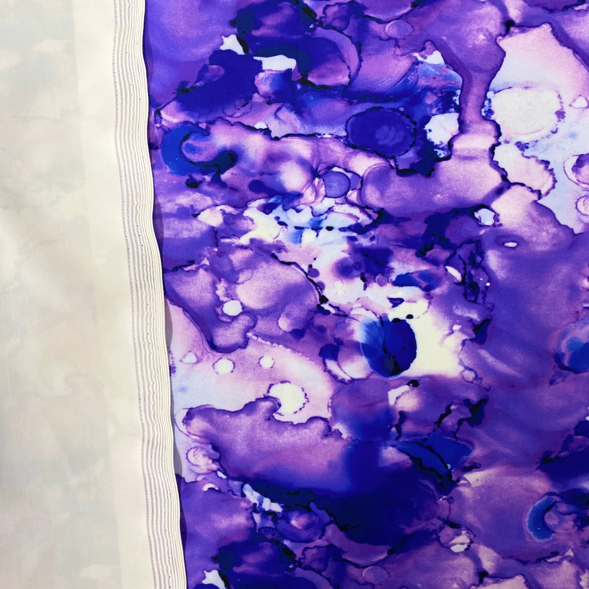Cloud Print Tie Dye Nylon Spandex Fabric