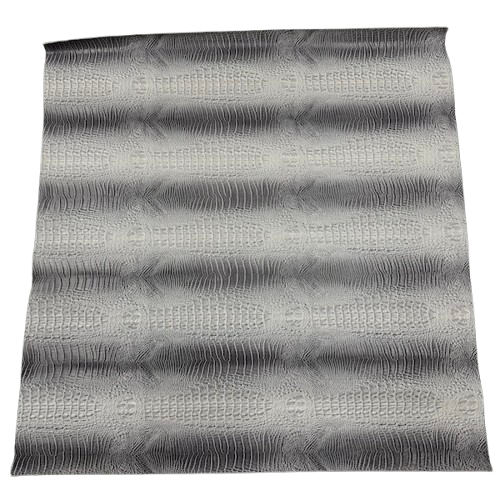 Amazon 3D Embossed Gator Faux Leather Vinyl Fabric