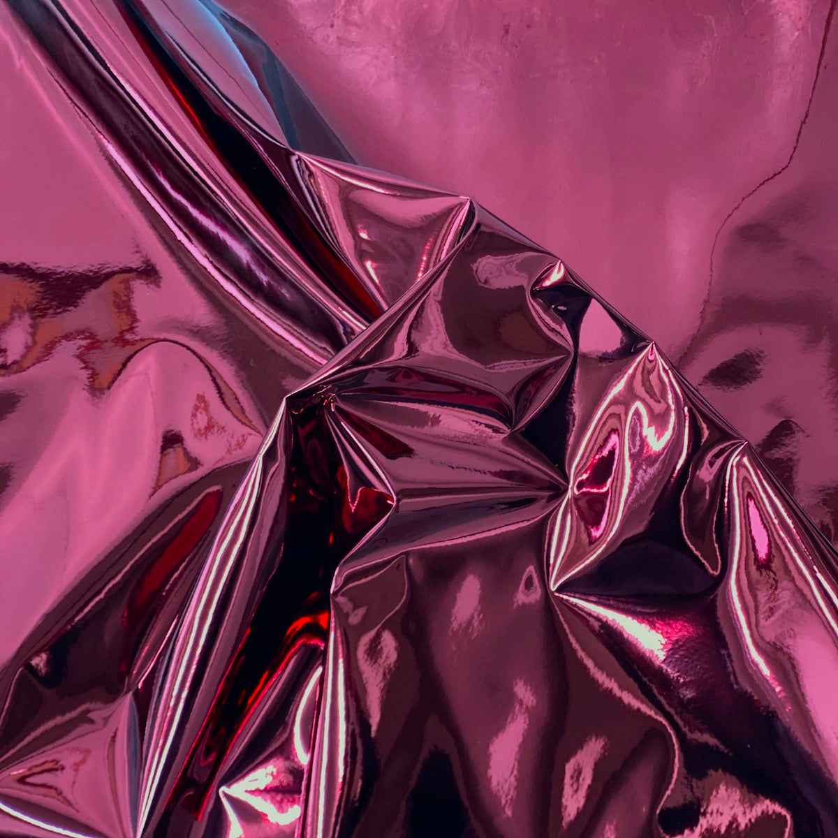 Chrome Reflective Mirror Vinyl Fabric