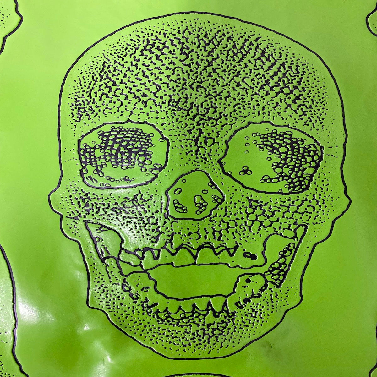 Skeleton Skull Vinyl Fabric