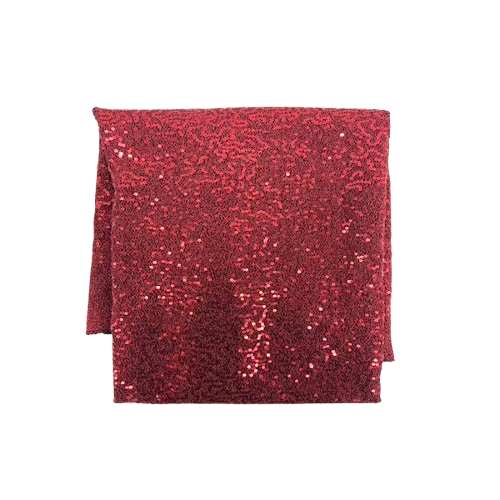 Metallic Lurex Embroidered Stretch Sequins Fabric