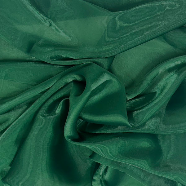 Crystalized Reflective Liquid Faux Silk Chiffon Fabric