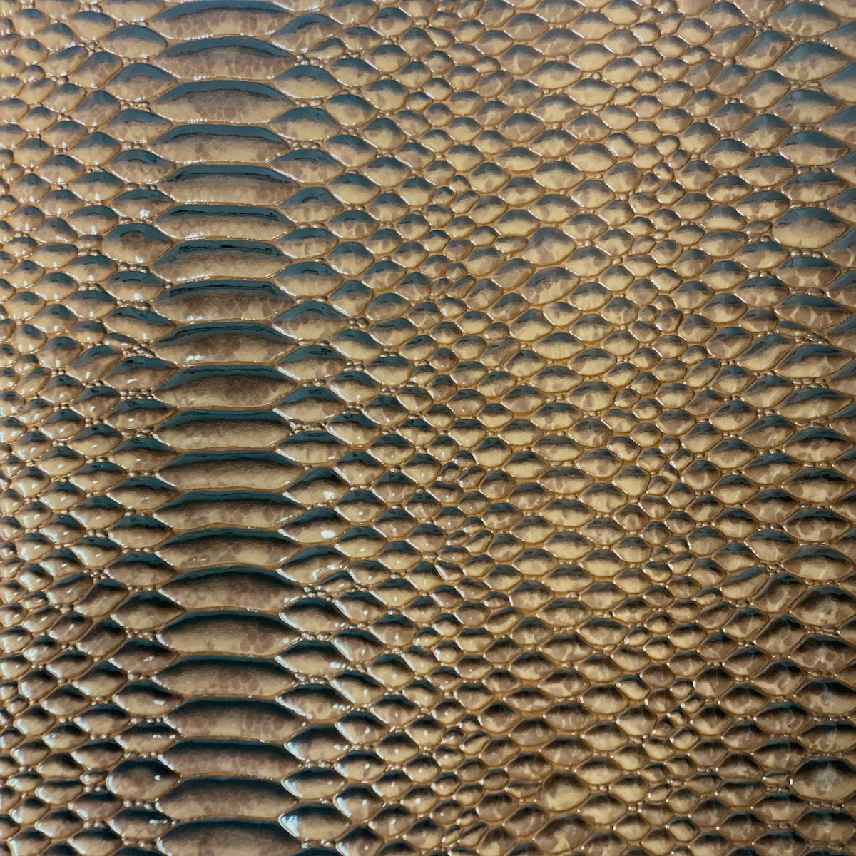Culebra Patent 3D Embossed Snake Skin Vinyl Fabric