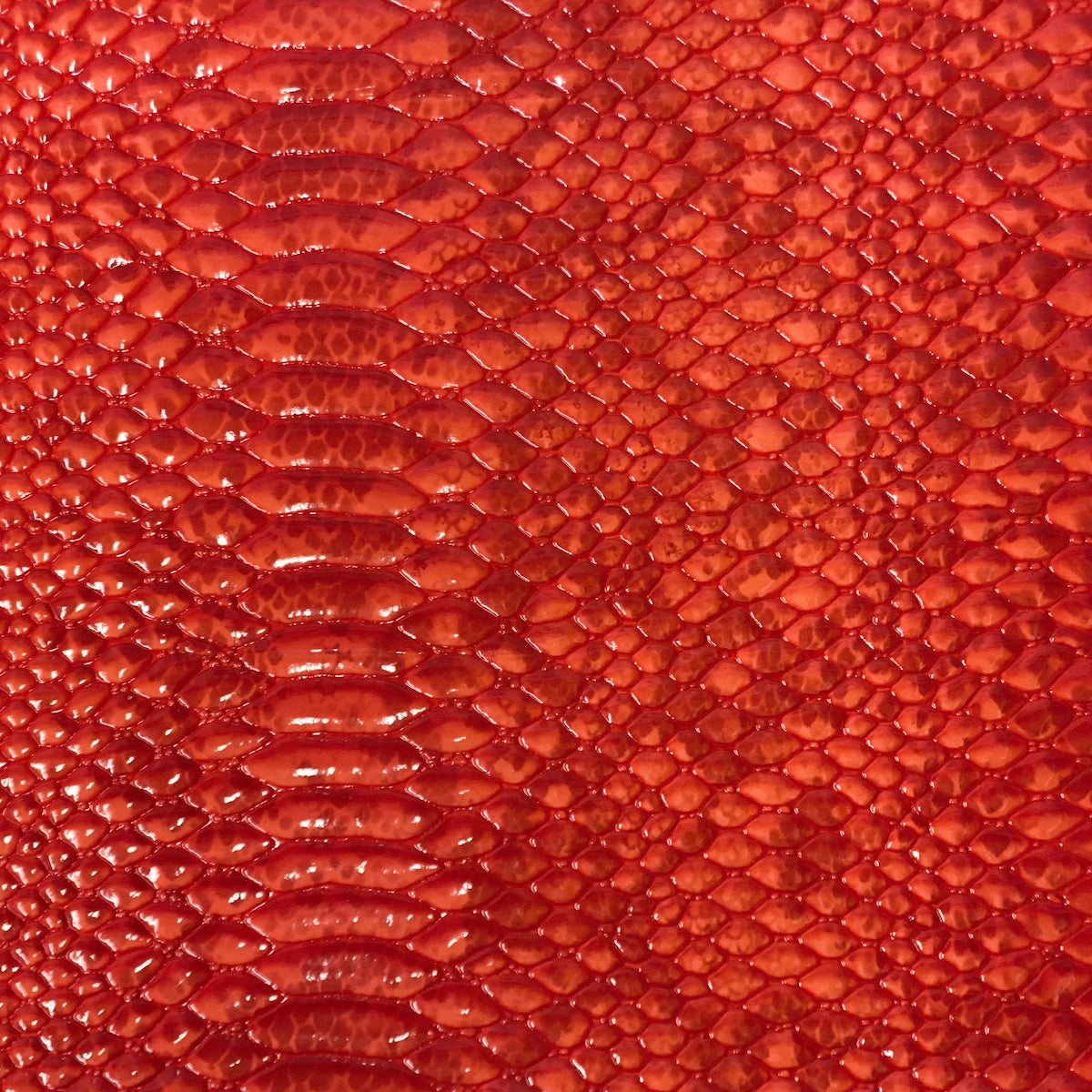 Culebra Patent 3D Embossed Snake Skin Vinyl Fabric