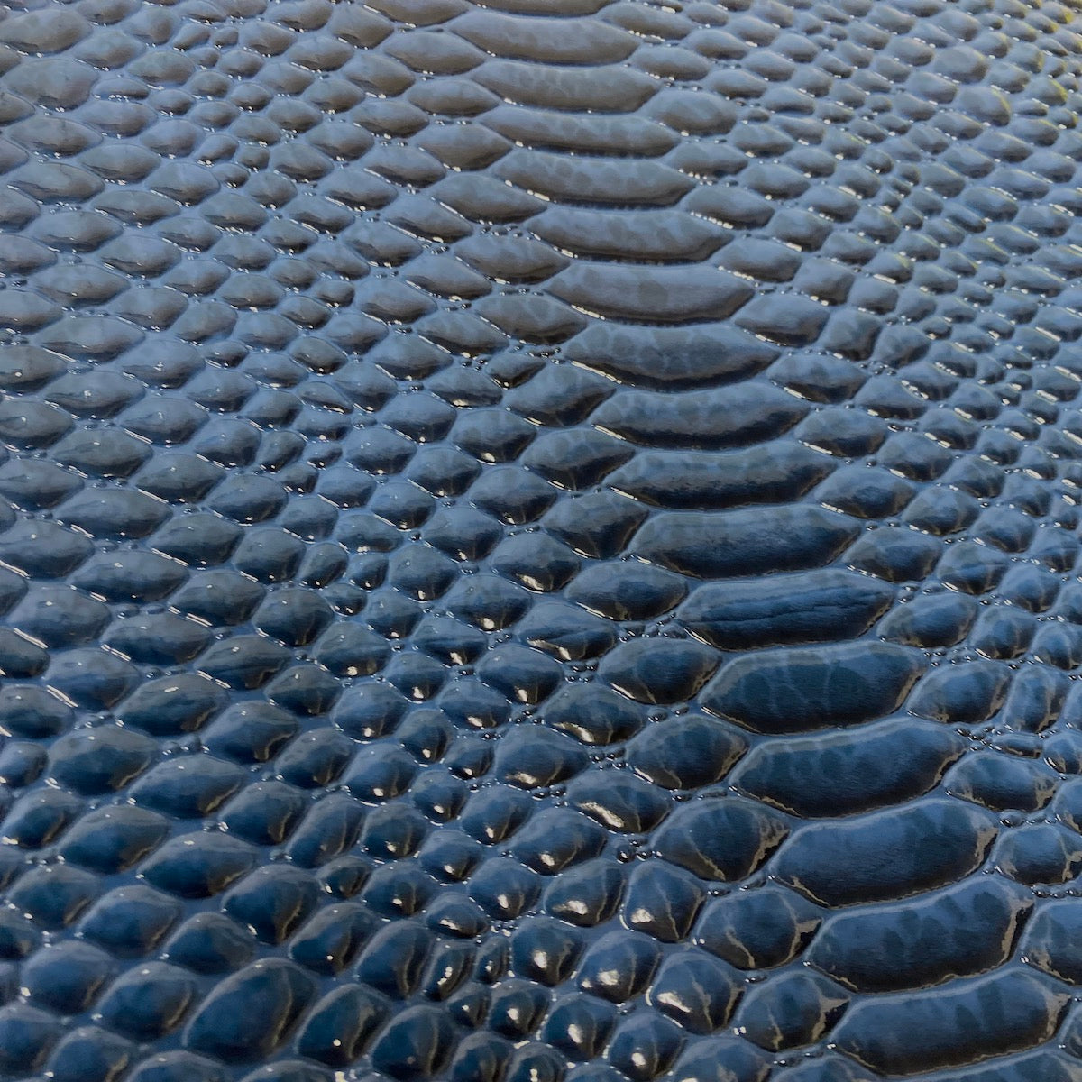 Culebra Patent 3D Embossed Snake Skin Vinyl Fabric