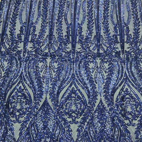 Anault Damask Stretch Sequins Fabric