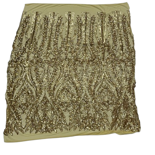 Anault Damask Stretch Sequins Fabric