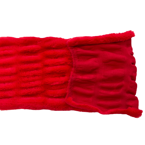 Ruched Chinchilla Stretch Faux Fur Fabric