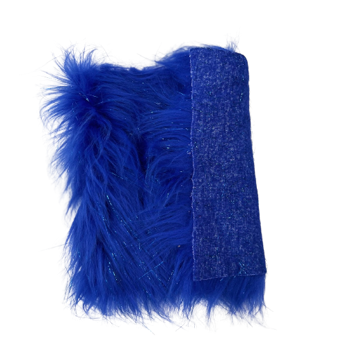 Tinsel Sparkle Glitter Long Pile Shaggy Faux Fur Fabric