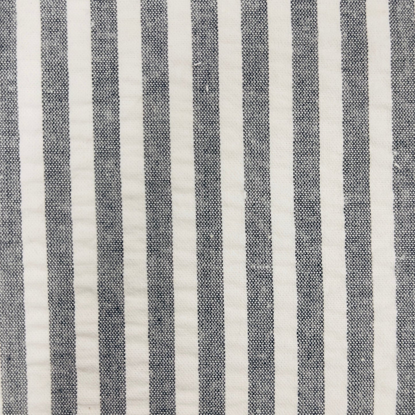 Seersucker Cotton Spandex Fabric | 98% Cotton, 2% Spandex | 1/4" Stripes | 50" Wide