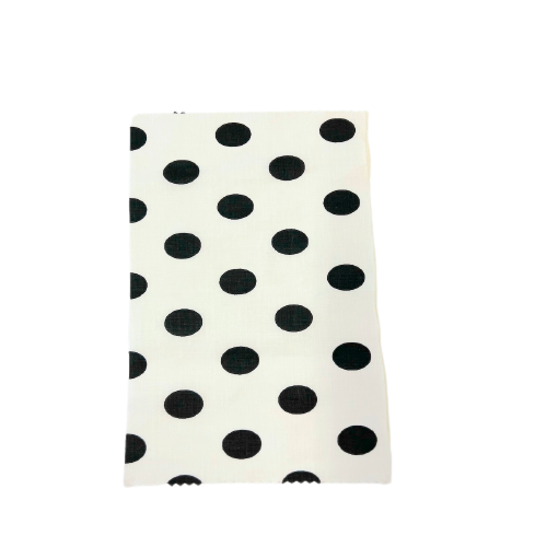 Big Polka Dot Printed Poly Cotton Fabric
