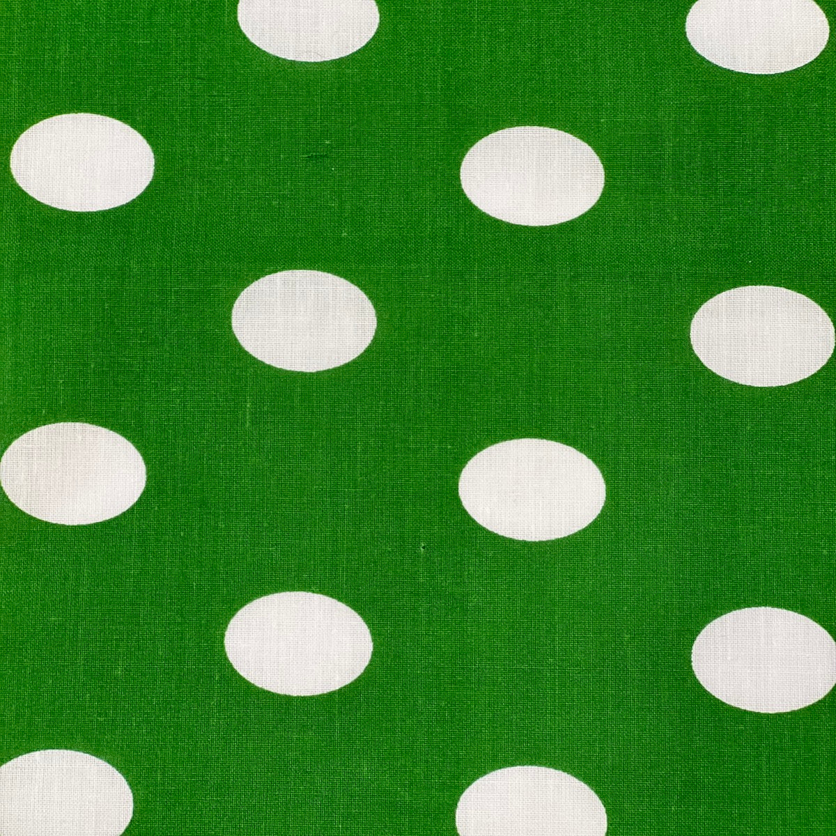 Big Polka Dot Printed Poly Cotton Fabric