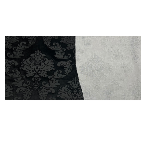 Damask Embossed Velvet Upholstery Drapery Fabric