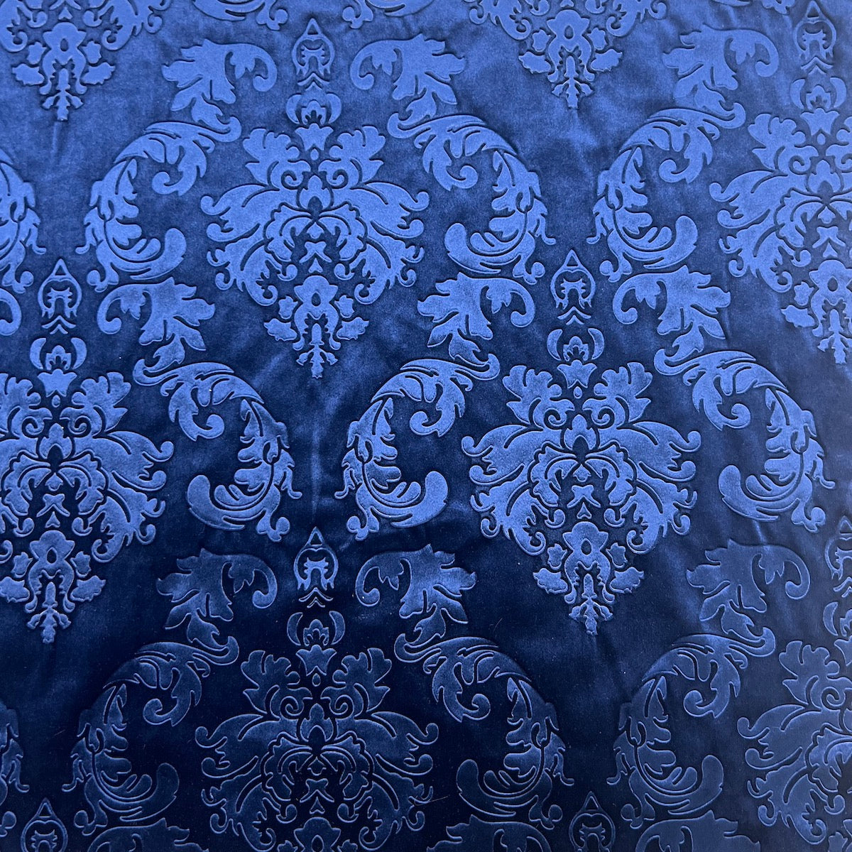 Damask Embossed Velvet Upholstery Drapery Fabric