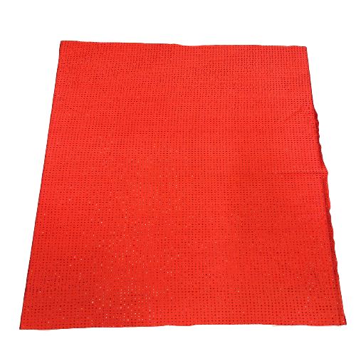 Iridescent AB Rhinestone Spandex Fabric