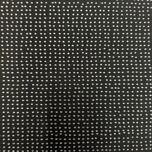 Iridescent AB Rhinestone Spandex Fabric