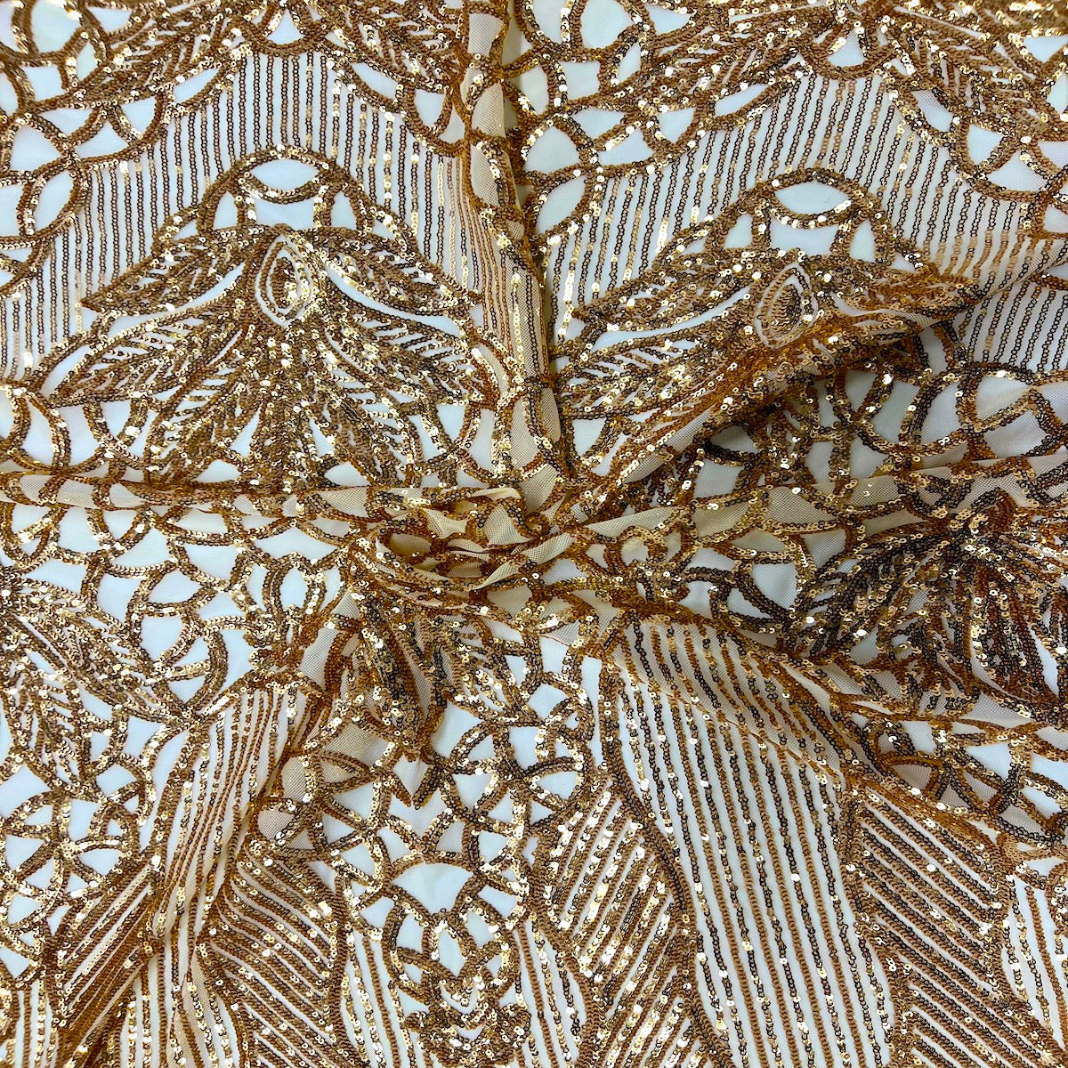 Bella Bee Stretch Sequins Fabric