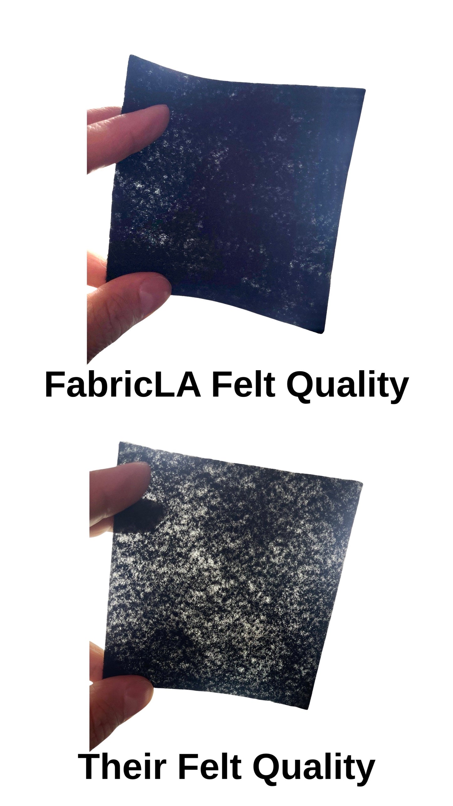 FabricLA Acrylic Felt Craft Sheet Packs – Charcoal | Soft 100% Acrylic Felt Sheets for DIY & Crafts