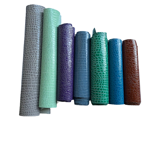 Faux Crocodile Vinyl Fabric