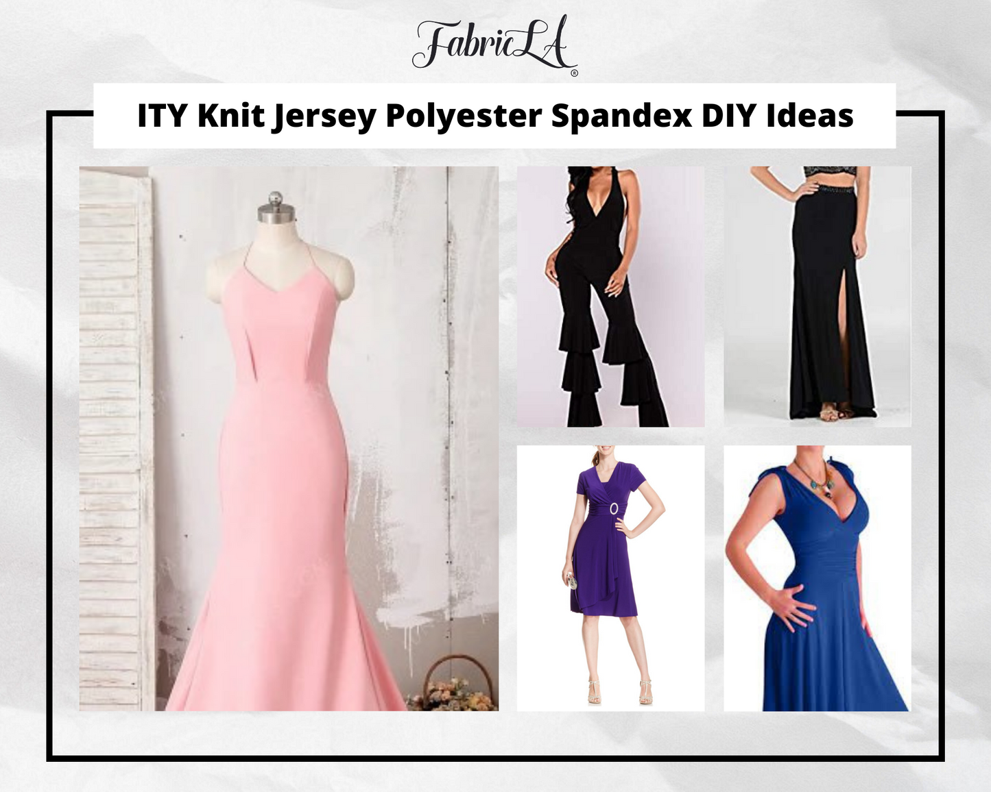 ITY Polyester Spandex Fabric | Red