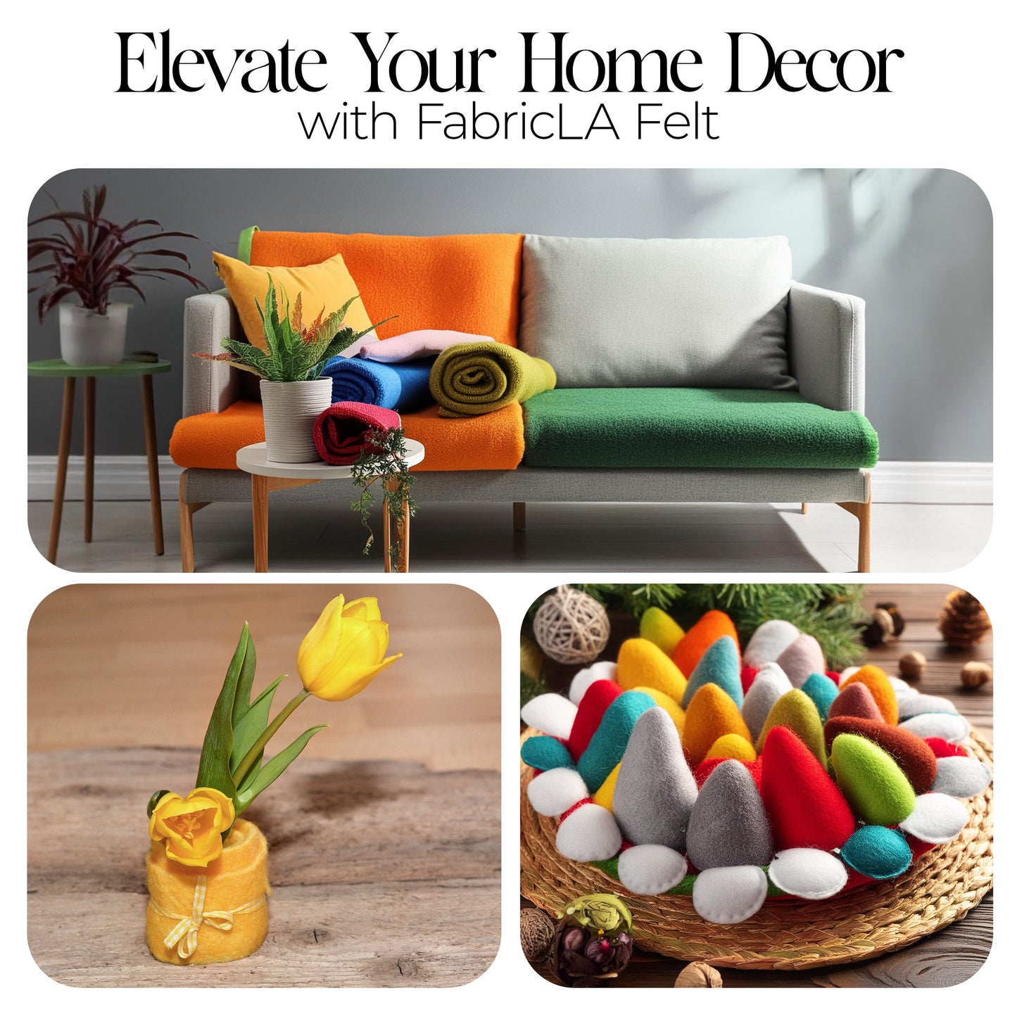 FabricLA Turquoise Acrylic Felt Fabric - 160gms/sq. Yd - 72" Wide | 1.6mm Thick by the Yard - Perfect for Vibrant Crafts and Lively Decor