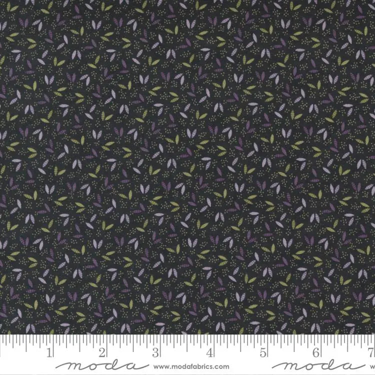 Iris Ivy Ebony Cuttings 44"/45" Fabric Per Yard