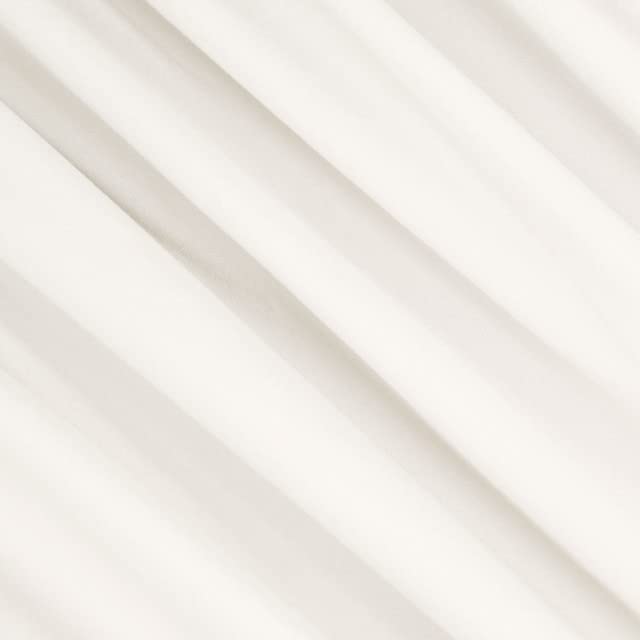 FabricLA DTY Double Brushed Polyester Spandex Knit Fabric | Ivory