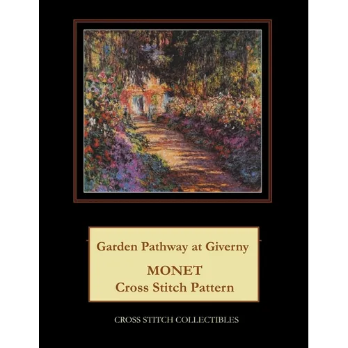 Garden Pathway at Giverny: Monet cross stitch pattern