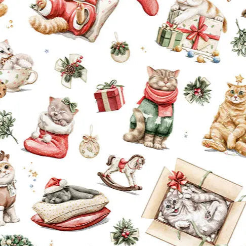 Jingle Paws Digital Cuddle Multi Fabric per yard