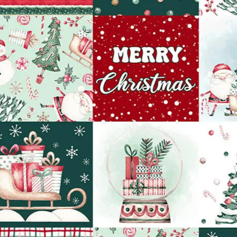 Jolly Stitches Digital Cuddle Multi Fabric per yard