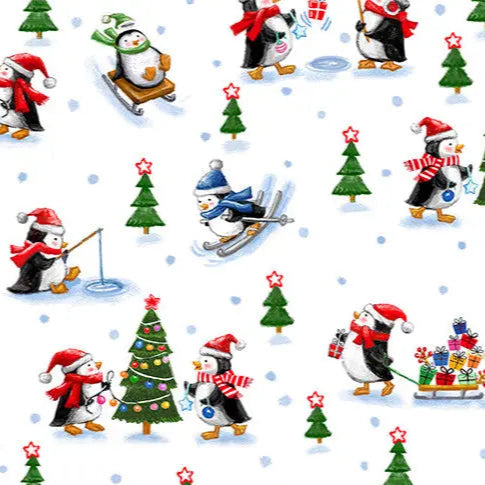 Jolly Waddle Cloud Cuddle Multi Fabric per yard