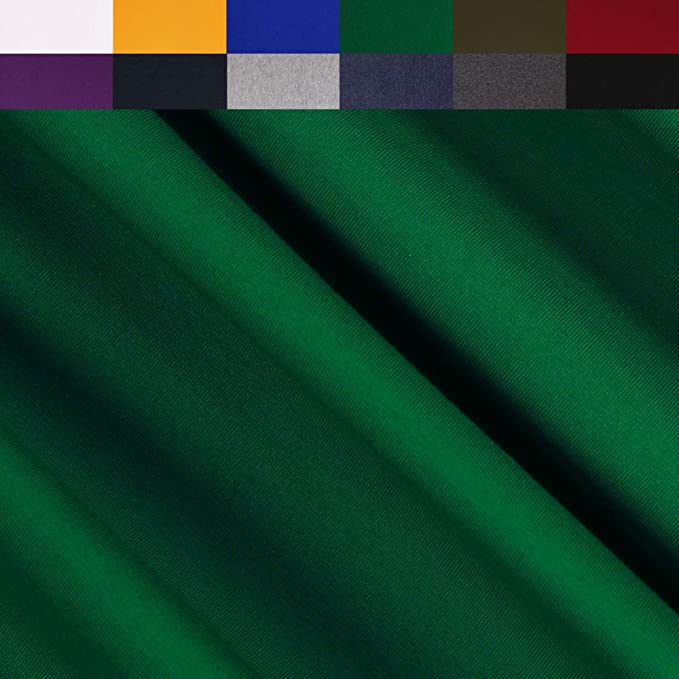 Cotton Spandex Jersey Knit Fabric 190 GSM | Kelly Green | Made in Turkey