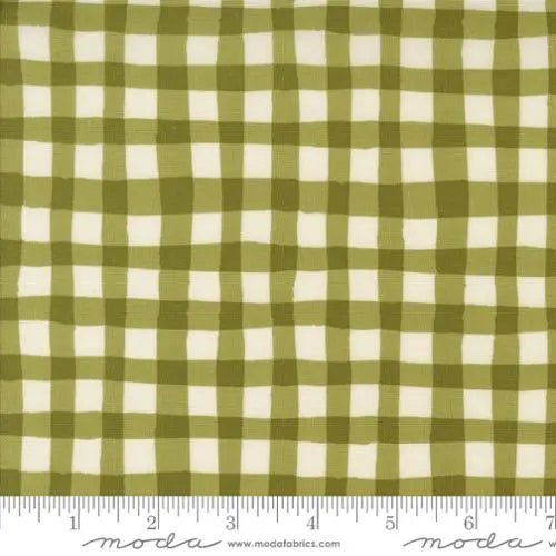 Light Green Emmitt And Ivy Winter Plaids 44"/45" Fabric Per Yard