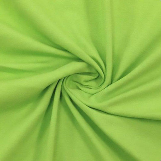 FabricLA 10 oz Cotton Spandex Jersey Knit Fabric – 4-Way Stretch | Lime