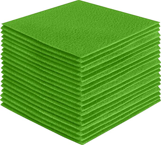 FabricLA Acrylic Felt Craft Sheet Packs – Lime | Soft 100% Acrylic Felt Sheets for DIY & Crafts